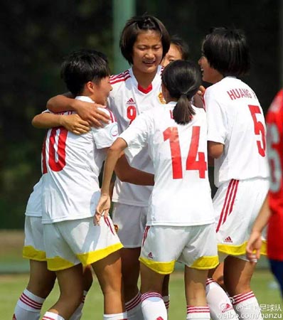 亚足联U14女足锦标赛  中国队力克日本再进决赛