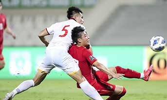  亚洲区12强赛：中国3:2越南