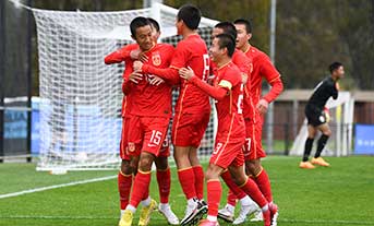  U-17亚预赛：中国队9:0柬埔寨队