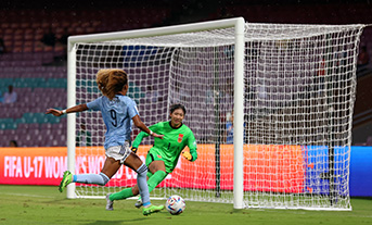  2022年U-17女足世界杯：中国队0:1西班牙队