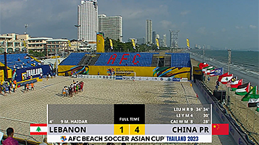 2023年沙滩足球亚洲杯集锦：中国队4:1黎巴嫩队