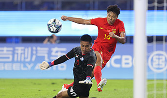  亚运会：中国男足亚运队0:0孟加拉国队
