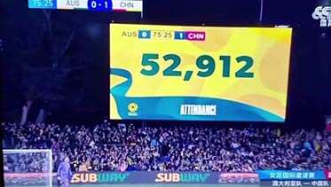 5万球迷来看我们比赛，这是多美好的一天！ 比赛日微纪录：中国女足1:1澳大利亚女足